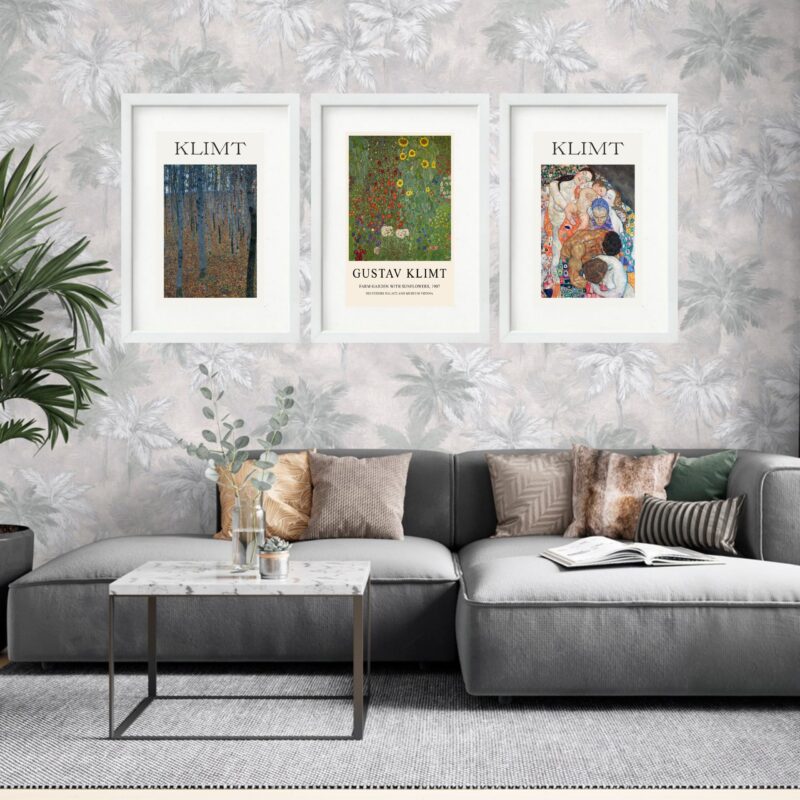Kit 3 Quadros Grandes Gustav Klimt Collection 60x48cm - Image 2