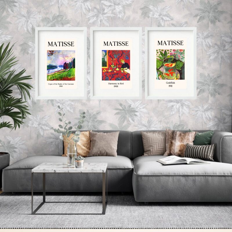 Kit 3 Quadros Grandes Matisse Collection 60x48cm - Image 2