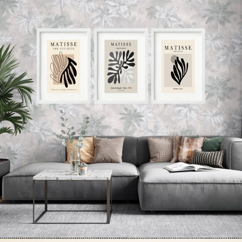 Kit 3 Quadros Grandes Matisse The Cut-Outs Collection 60x48cm - Image 2