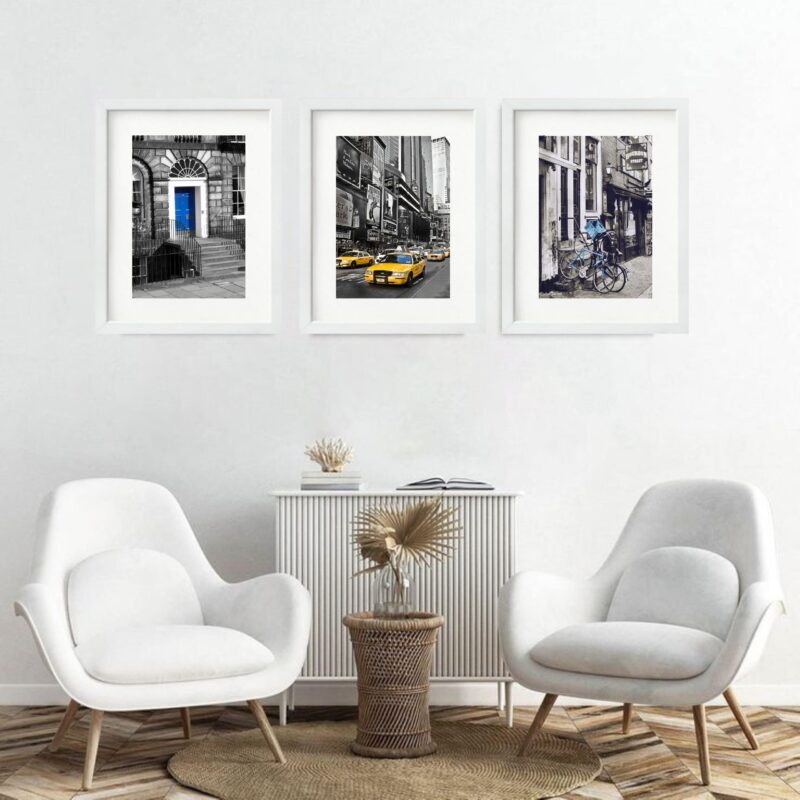 Kit 3 Quadros Grandes New York - 60x48cm - Image 2