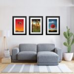 Kit 3 Quadros Grandes Obras De Dalí - 60x48 Cm