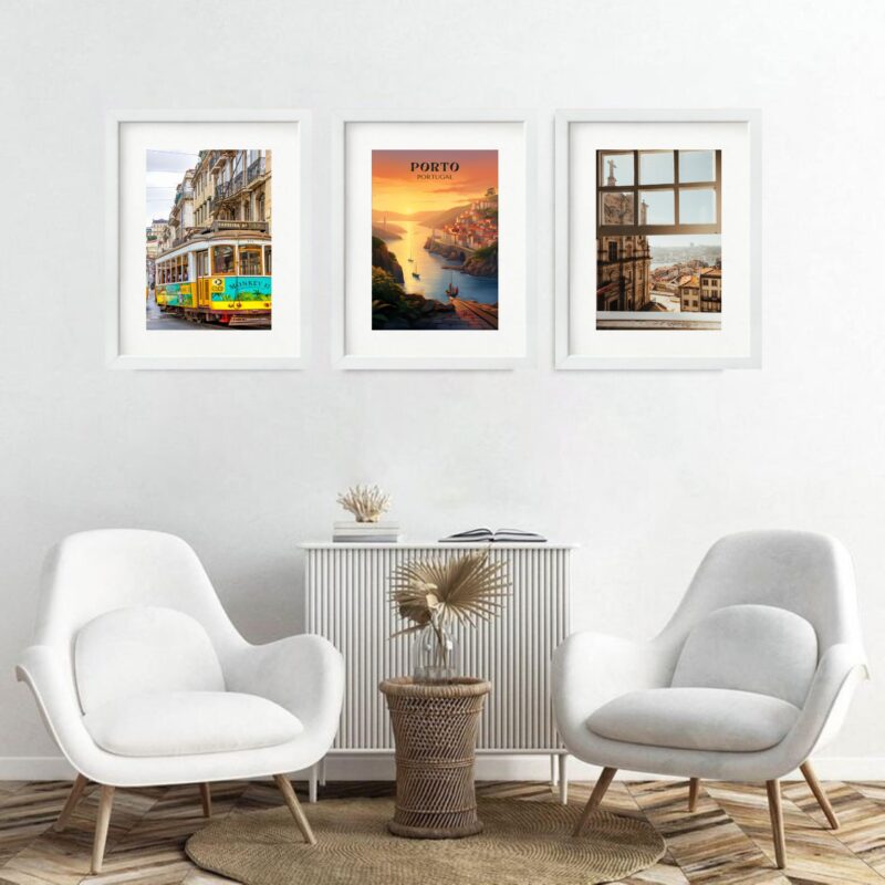 Kit 3 Quadros Grandes Portugal - 60x48cm - Image 2