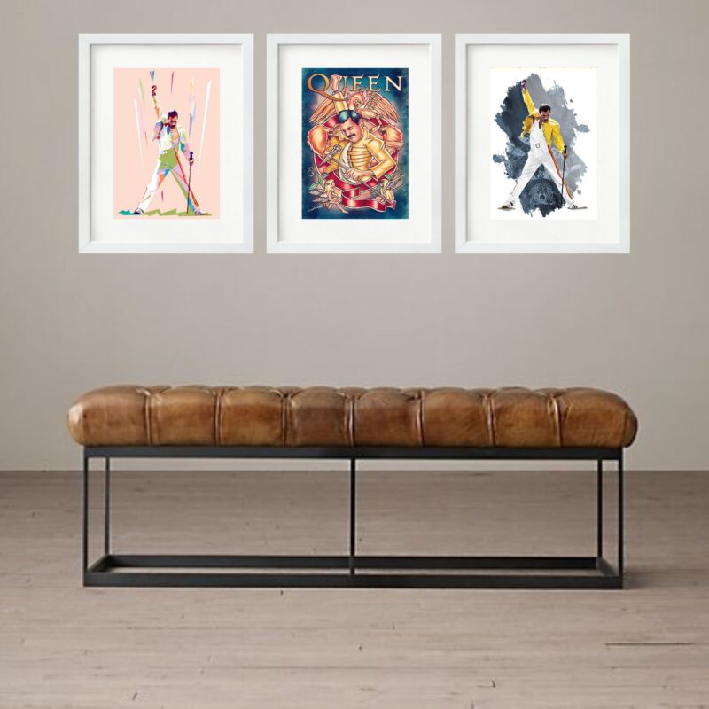 Kit 3 Quadros Grandes Queen - 60x48cm - Image 2