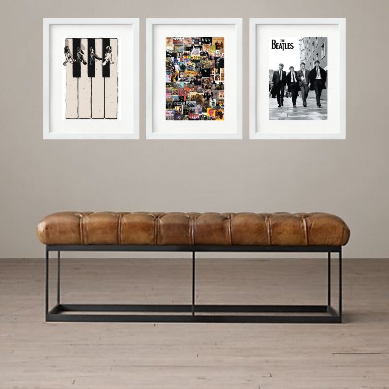 Kit 3 Quadros Grandes The Beatles - 60x48cm - Image 2
