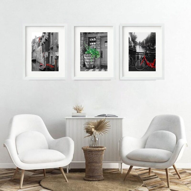 Kit 3 Quadros Grandes Veneza - 60x48cm - Image 2