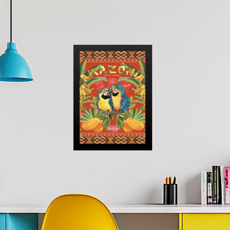 Quadro Araras Amazônia- Brasil