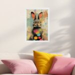 Quadro Decorativo Arte Coelho - Pop Art
