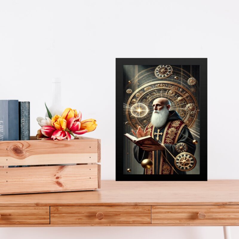 Quadro Decorativo Católico São Bento