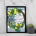 Quadro Decorativo Cozinha - Home Sweet Home