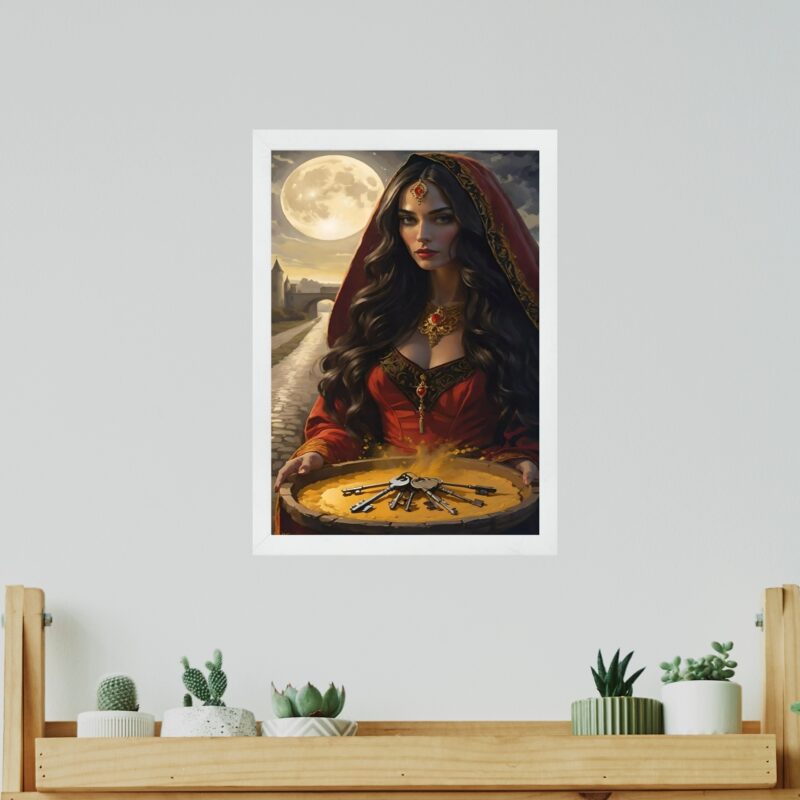 Quadro Decorativo Pombagira 7 Chaves