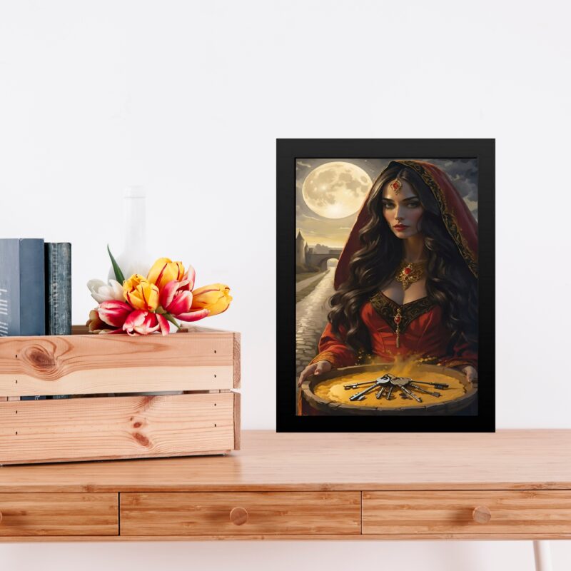Quadro Decorativo Pombagira 7 Chaves