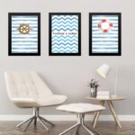 Kit 3 Quadros Decorativos Praianos - Motivacional