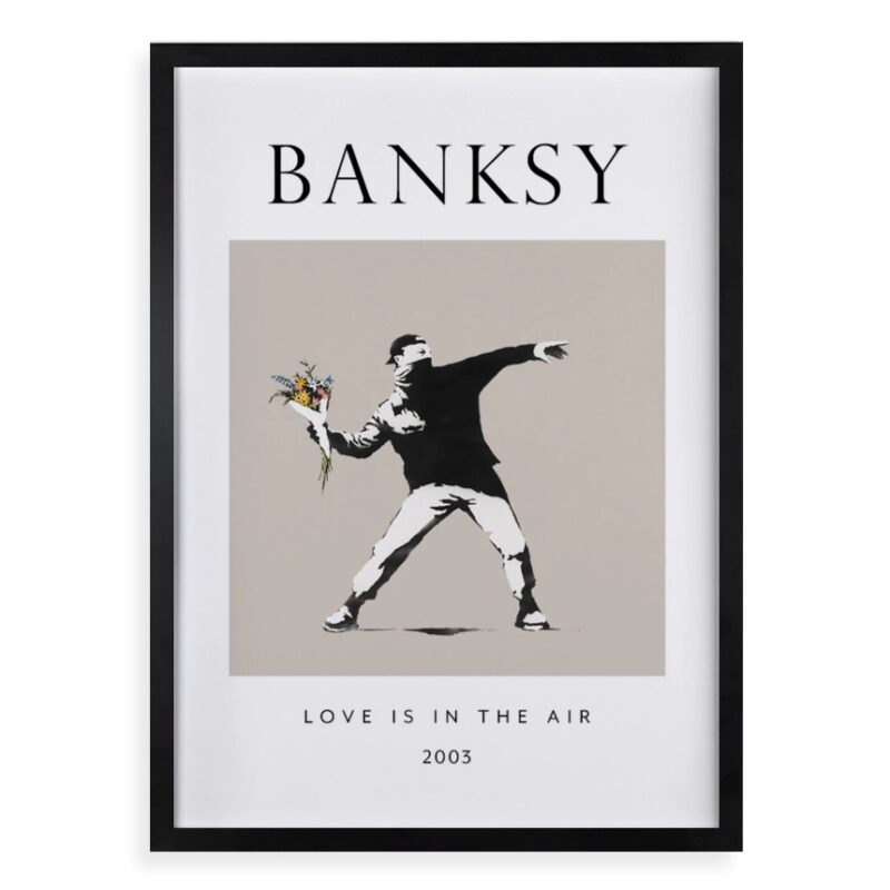 Quadro Banksy Love Is in The Air