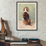 Quadro Decorativo Arte Cão Beagle
