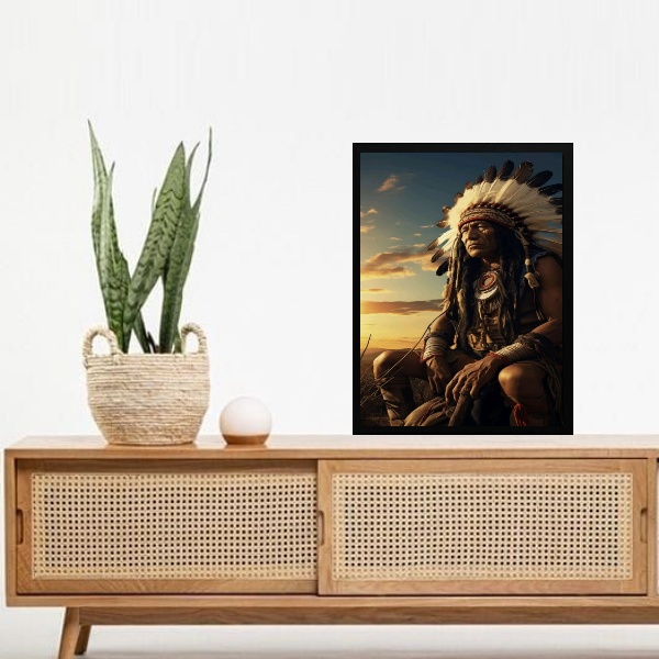 Quadro Decorativo Caboclo Tupã