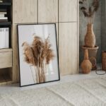 Quadro Decorativo Capim Dos Pampas - Plumas