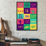 Quadro Decorativo Comidas De Festa Junina - Arraiá