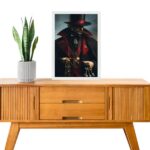 Quadro Decorativo Exu 7 Chaves