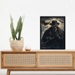 Quadro Decorativo Exu Morcego