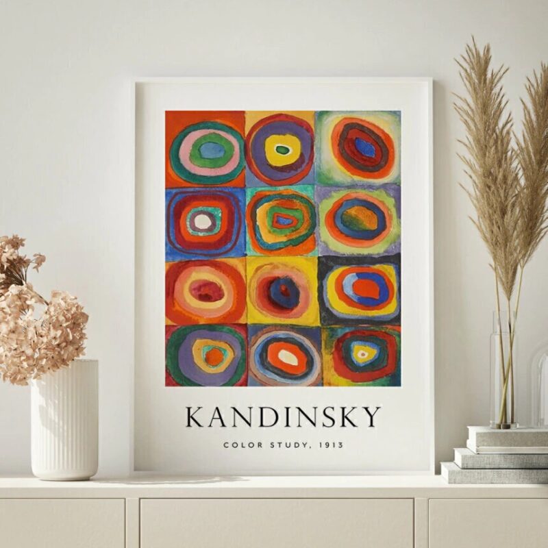 Quadro Kandinsky - Color Study