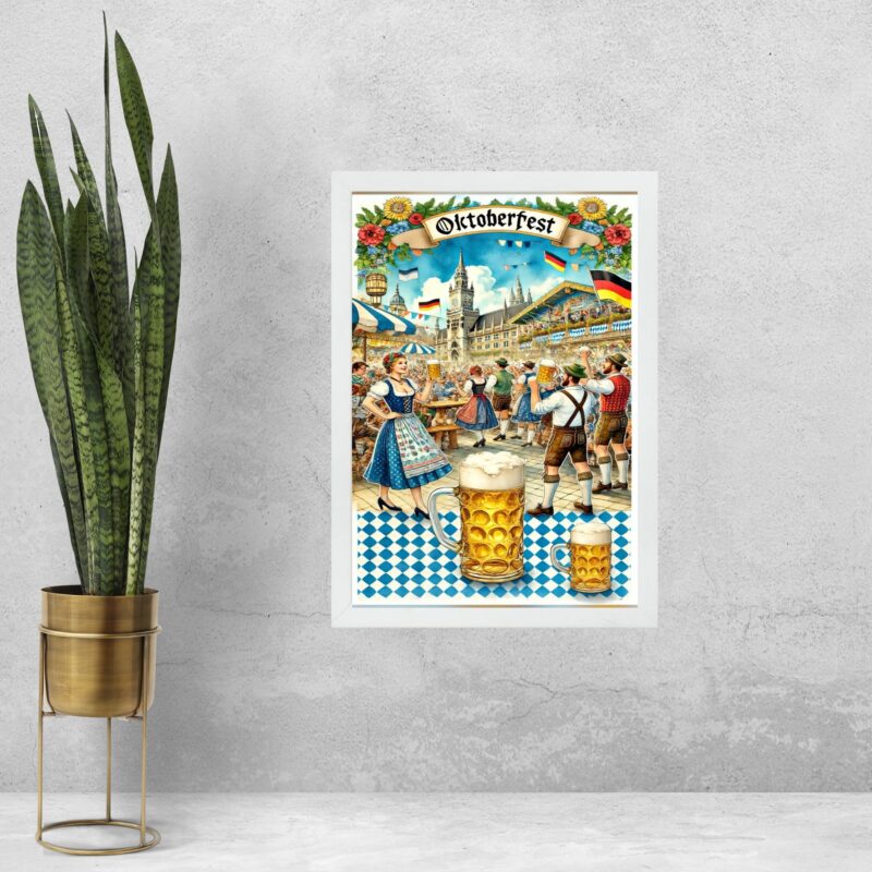 Quadro Poster Festa Oktoberfest - Cerveja