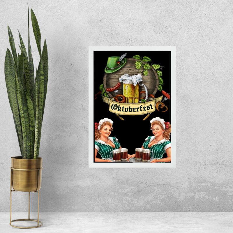 Quadro Vintage Cerveja - Oktoberfest