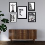 Composição 5 Quadros Rio de Janeiro - ERREJOTA