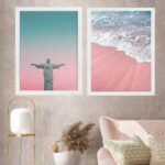 Kit 2 Quadros Rio de Janeiro - Candy Colors