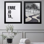 Kit 2 Quadros Rio de Janeiro - ERREJOTA Copacabana