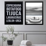 Kit 2 Quadros Rio de Janeiro Zona Sul - Bairros