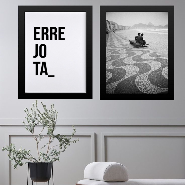 Kit 2 Quadros Rio de Janeiro – ERREJOTA Casal