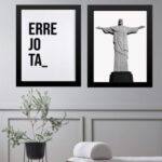 Kit 2 Quadros Rio de Janeiro – ERREJOTA Cristo Redentor