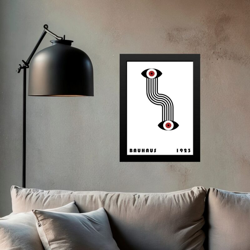 Quadro Arte Bauhaus - Olhos Conectados