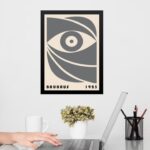 Quadro Bauhaus Cinza - Bauhaus Eye