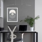 Quadro Bauhaus Cinza - Eclipse Eye