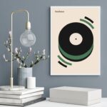 Quadro Bauhaus Green Poster - Musical Happiness
