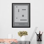 Quadro Bauhaus Grey Geometric Poster - Dot Wall