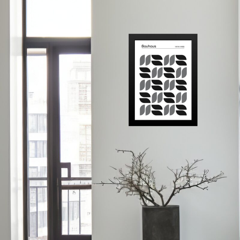 Quadro Bauhaus Grey - Minimalist Tears