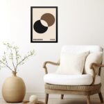Quadro Bauhaus Marrom - Eclipse