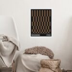 Quadro Bauhaus Marrom - Rolled Rectangles