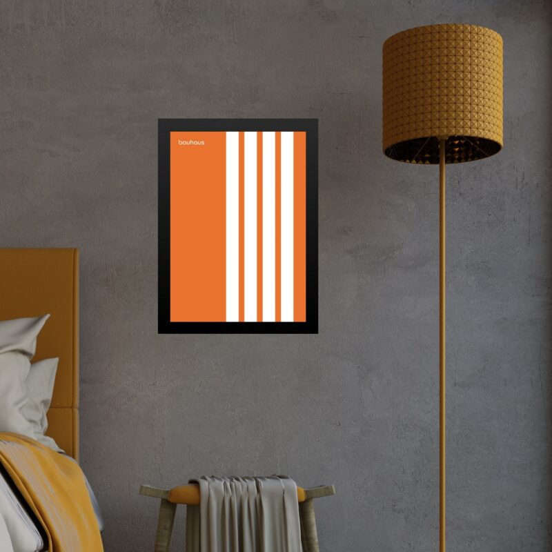 Quadro Bauhaus Orange - Parallel Lines