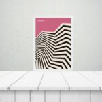 Quadro Bauhaus Pink - Angular Sinuosity