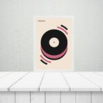 Quadro Bauhaus Pink Poster - Musical Happiness