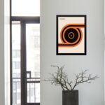 Quadro Bauhaus Vintage Laranja - Roll Disc