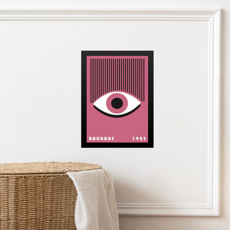 Quadro Bauhaus pink Poster - Awakeful Lashes
