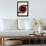 Quadro Bauhaus pink poster - Roll Disc