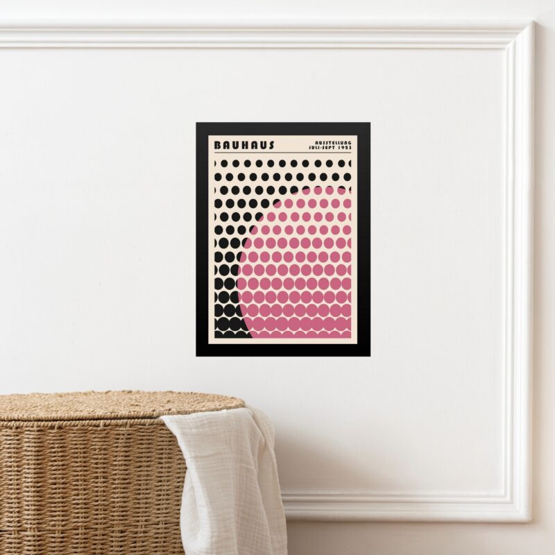 Quadro Bauhaus pink vintage - Solar Mesh