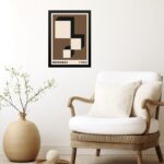 Quadro Bauhaus poster - Descending Blocks