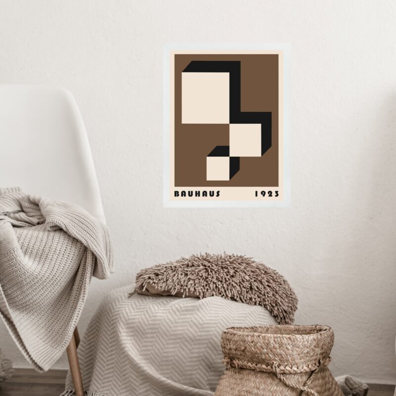 Quadro Bauhaus poster - Descending Blocks