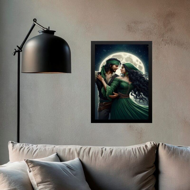 Quadro Cigana Esmeralda e Wladimir